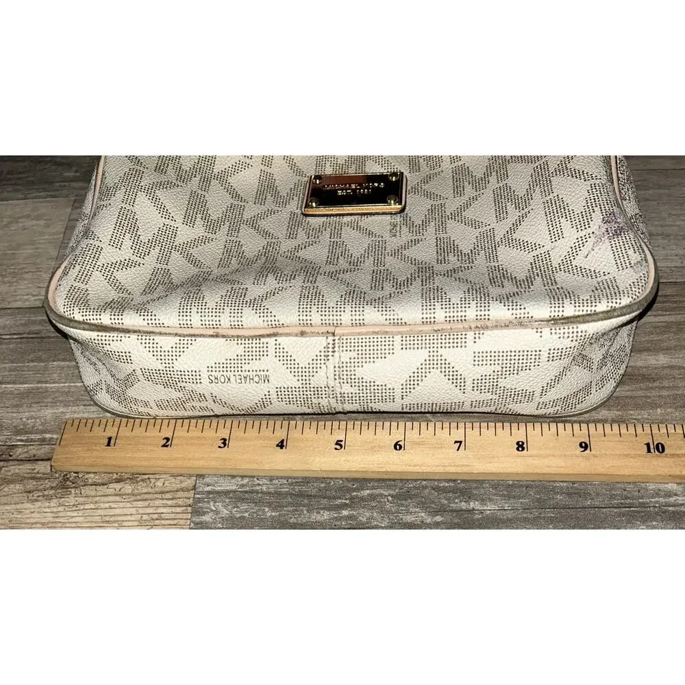Michael Kors Jet Set Signature Leather Crossbody Women's Handbag Authenticated